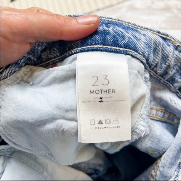 Mother Superior The Dazzler Ankle Lost It Blue Distressed Size 23 NWT - Picture 6 of 8